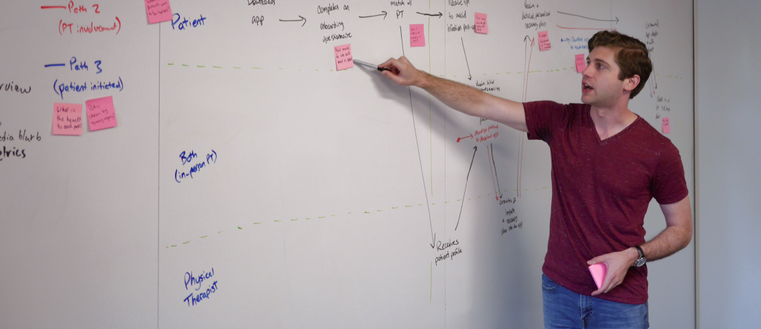 Research synthesis session with remote teammates